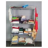 Lot Of Table Linens & More - Rack Not Included