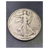 1940 Walking Liberty Silver Half Dollar