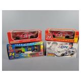 4x The Bid Nascar Collectible Die Cast Cars