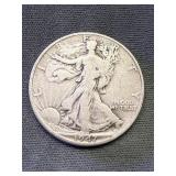 1947 Walking Liberty Silver Half Dollar