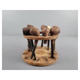 Vintage Pipe Colleciton W/ Stand