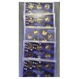 5x The Bid Us Mint Proof State Quarter Sets