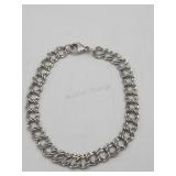 Sterling Silver Charm 8in Bracelet 10.3g