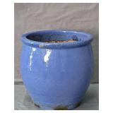 Heavy Glaze Pottery Planter W/ Drip Hole