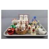 9x The Bid Vintage Salt & Pepper Shaker
