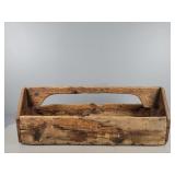 Large Vintage Wood Tool Tote