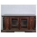 Ashley Furn Mahogany Entertainment Console