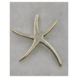 Sterling Silver Large Star Pendant 7.2g