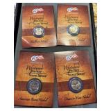 Lot Of 4 Westward Journey Coins