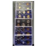5x The Bid Us Mint 5 & 6 Coin Proof Sets