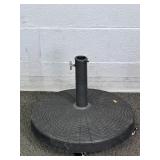 Heavy Rolling Composite Patio Umbrella Stand