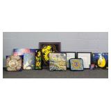 11x The Bid Art & Embroidered Pillows