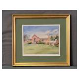 Carole Holding Bermuda Cottage Southampton Print