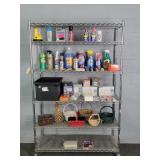 Lot Of Cleaning Supplies, Light Bulbs & More