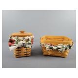 2x The Bid Woven Baskets