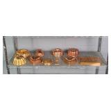 11 Pc Assorted Copper Finish Molds