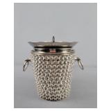 Cynthis Rowley Jeweled Ice Bucket W/ Insert/scoop