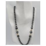 Sterling Silver/ Hematite Danbury Mint 23in