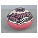 Signed Andy Smith Nc Art Raku Pottery