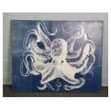 Large Octopus Print On Canvas
