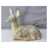 Solid Concrete Fawn Garden Statue