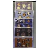 5x The Bid Us Mint 5 Coin Proof Sets
