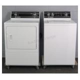 2x The Bid Speed Queen Commercial Top Load W & D