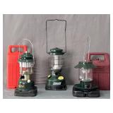 3x The Bid Coleman Camping Lanterns
