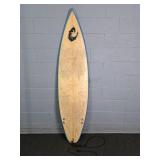 Wrv Signed And Dimensioned Surfboard
