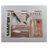 Sabatier 5 Pc Forged Japanese Steel Cutlery Set