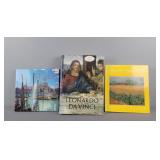 Lot Of 3 Books, Italy, Da Vinci, Van Gogh