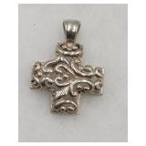 Sterling Silver Cross Pendant 8.0g