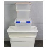 5x The Bid Sterilite & More Plastic Storage Totes
