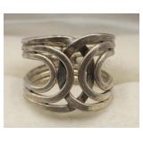 Sterling Silver Sz 7 Ring 7.7g