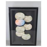 3d Wall Art Piece In Black Shadow Box