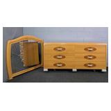Friul Cassetti Mirage 6 Drawer Dresser & Mirror