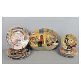 13pc Tuscan Storefronts Decorative Plates