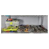 Lot Of Assorted Tools & Tool Box