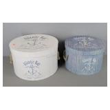 2pc  Nesting Nautical Storage Boxes
