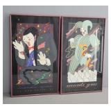 2x The Bid Hugh Ricks 1985 & 86 Mardi Gras Posters