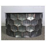 Whitney Industrial Metal Storage Cocktail Table