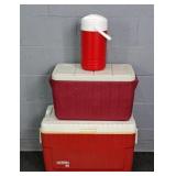 Igloo Thermos & Coleman Coolers And Beverage Set