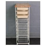 High End Rolling Multi Drawer Double Sided Storage