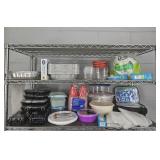 Lot Of Paper Plates, Food Storage & More