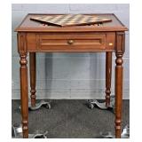 High End Wooden Chess Checker & Backgammon Table