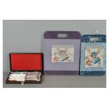 3 Pc Set Cutting Boards And Stainless Japan Knives