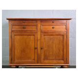Solid Mahogany 2 Door 2 Drawer Server