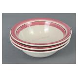 3x The Bid Chromatics Stoneware Bowls