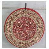 100% Pure New Wool Turkish Round Accent Rug