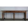 Pottery Barn 7' Solid Pine 6 Drawer Console Table